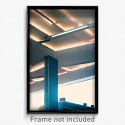 Pixel Art Poster - Modern Plateau (8 Bit Psychedelic Trippy Video Game Print)
