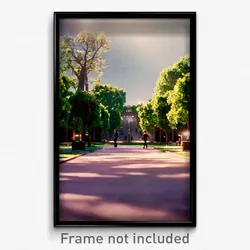 Pixel Art Poster - Agitated Park (8 Bit Psychedelic Trippy Video Game Print)