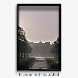 Pixel Art Poster - Dreary Demesne (8 Bit Psychedelic Trippy Video Game Print)