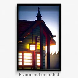 Pixel Art Poster - Musty Eaves (8 Bit Psychedelic Trippy Weird Video Game Print)