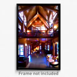 Pixel Art Poster - Brilliant Lodge (8 Bit Psychedelic Trippy Video Game Print)