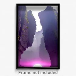 Pixel Art Poster - Flawless Henge (8 Bit Psychedelic Trippy Video Game Print)