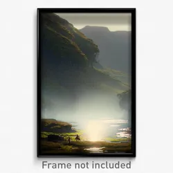 Pixel Art Poster - Amazing Moor (8 Bit Psychedelic Trippy Video Game Print)