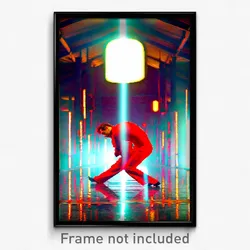 Pixel Art Poster - Glossy Balistraria (8 Bit Psychedelic Video Game Print)
