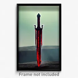 Pixel Art Poster - Lost Arrowslit (8 Bit Psychedelic Trippy Video Game Print)