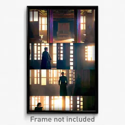 Pixel Art Poster - Important Antechamber (8 Bit Psychedelic Video Game Print)