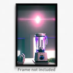 Pixel Art Poster - Insane Blender (8 Bit Psychedelic Trippy Video Game Print)