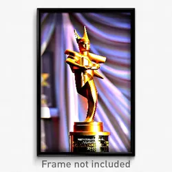 Pixel Art Poster - Zealous Movie Awards (8 Bit Psychedelic Video Game Print)