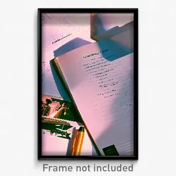 Pixel Art Poster - Admirable Journal (8 Bit Psychedelic Trippy Video Game Print)
