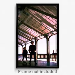 Pixel Art Poster - Ample Shelter (8 Bit Psychedelic Trippy Video Game Print)