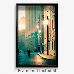 Pixel Art Poster - Mushy Copenhagen (8 Bit Psychedelic Trippy Video Game Print)