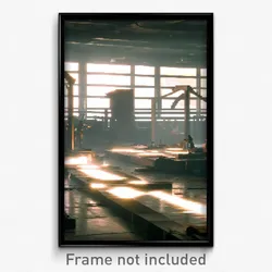 Pixel Art Poster - Infinite Workshop (8 Bit Psychedelic Trippy Video Game Print)