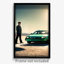 Pixel Art Poster - Meek Car (8 Bit Psychedelic Trippy Weird Video Game Print)