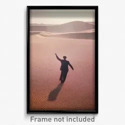 Pixel Art Poster - Electric Sands (8 Bit Psychedelic Trippy Video Game Print)
