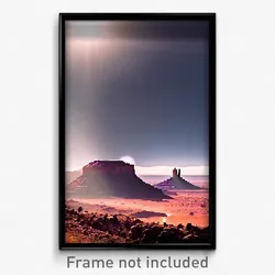 Pixel Art Poster - Stunning Mesa (8 Bit Psychedelic Trippy Video Game Print)