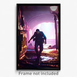 Pixel Art Poster - Meek Sewer (8 Bit Psychedelic Trippy Weird Video Game Print)
