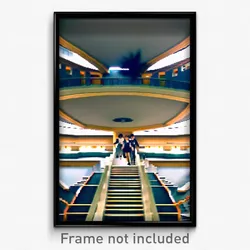 Pixel Art Poster - Dizzying Middle School (8 Bit Psychedelic Video Game Print)