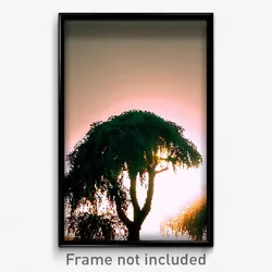 Pixel Art Poster - Conventional Bush (8 Bit Psychedelic Trippy Video Game Print)