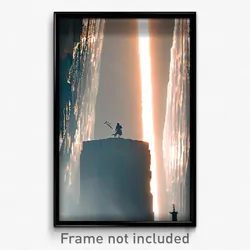 Pixel Art Poster - Basic Landmark (8 Bit Psychedelic Trippy Video Game Print)