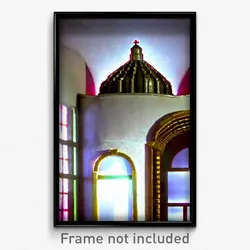 Pixel Art Poster - Plush Convent (8 Bit Psychedelic Trippy Video Game Print)