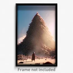 Pixel Art Poster - Gargantuan Heap (8 Bit Psychedelic Trippy Video Game Print)