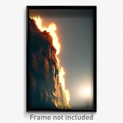Pixel Art Poster - Authentic Gully (8 Bit Psychedelic Trippy Video Game Print)