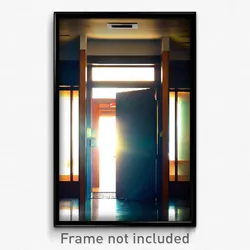 Pixel Art Poster - Clean Entrance (8 Bit Psychedelic Trippy Video Game Print)