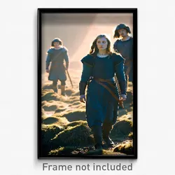 Pixel Art Poster - Uneven Middens (8 Bit Psychedelic Trippy Video Game Print)