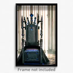 Pixel Art Poster - Clear Throne (8 Bit Psychedelic Trippy Video Game Print)
