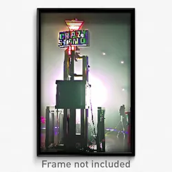 Pixel Art Poster - Crazy Stand (8 Bit Psychedelic Trippy Weird Video Game Print)