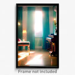 Pixel Art Poster - Lovely Room (8 Bit Psychedelic Trippy Weird Video Game Print)