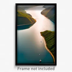 Pixel Art Poster - Gregarious Inlet (8 Bit Psychedelic Trippy Video Game Print)