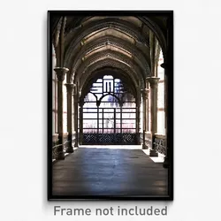 Pixel Art Poster - Metallic Cloister (8 Bit Psychedelic Trippy Video Game Print)