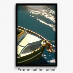 Pixel Art Poster - Webbed Boat (8 Bit Psychedelic Trippy Weird Video Game Print)