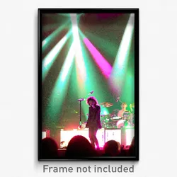 Pixel Art Poster - Glitchy Concert (8 Bit Psychedelic Trippy Video Game Print)