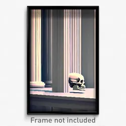 Pixel Art Poster - Slim Ossuary (8 Bit Psychedelic Trippy Video Game Print)