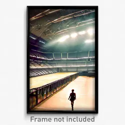 Pixel Art Poster - Tall Arena (8 Bit Psychedelic Trippy Weird Video Game Print)