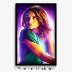 Pixel Art Poster - Violet Staith (8 Bit Psychedelic Trippy Video Game Print)