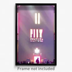 Pixel Art Poster - Pristine Movie Festival (8 Bit Psychedelic Video Game Print)