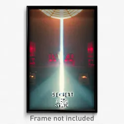 Pixel Art Poster - Secret Sound (8 Bit Psychedelic Trippy Video Game Print)