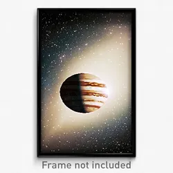 Pixel Art Poster - Grand Jupiter (8 Bit Psychedelic Trippy Video Game Print)