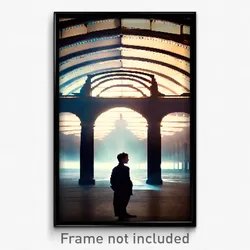 Pixel Art Poster - Grand Ark (8 Bit Psychedelic Trippy Weird Video Game Print)