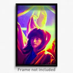 Pixel Art Poster - Velvety Kame (8 Bit Psychedelic Trippy Video Game Print)