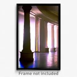 Pixel Art Poster - Impeccable Column (8 Bit Psychedelic Trippy Video Game Print)