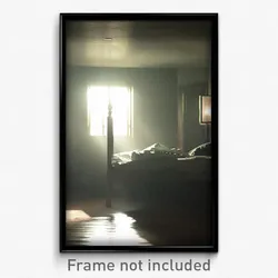 Pixel Art Poster - Murky Bedroom (8 Bit Psychedelic Trippy Video Game Print)