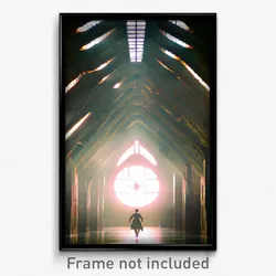 Pixel Art Poster - Acclaimed Vault (8 Bit Psychedelic Trippy Video Game Print)
