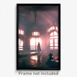 Pixel Art Poster - Warlike Madhouse (8 Bit Psychedelic Trippy Video Game Print)