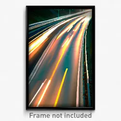 Pixel Art Poster - Polished Highway (8 Bit Psychedelic Trippy Video Game Print)