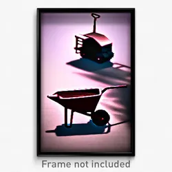 Pixel Art Poster - Tremendous Barrow (8 Bit Psychedelic Trippy Video Game Print)