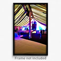 Pixel Art Poster - Spectacular Tent (8 Bit Psychedelic Trippy Video Game Print)
